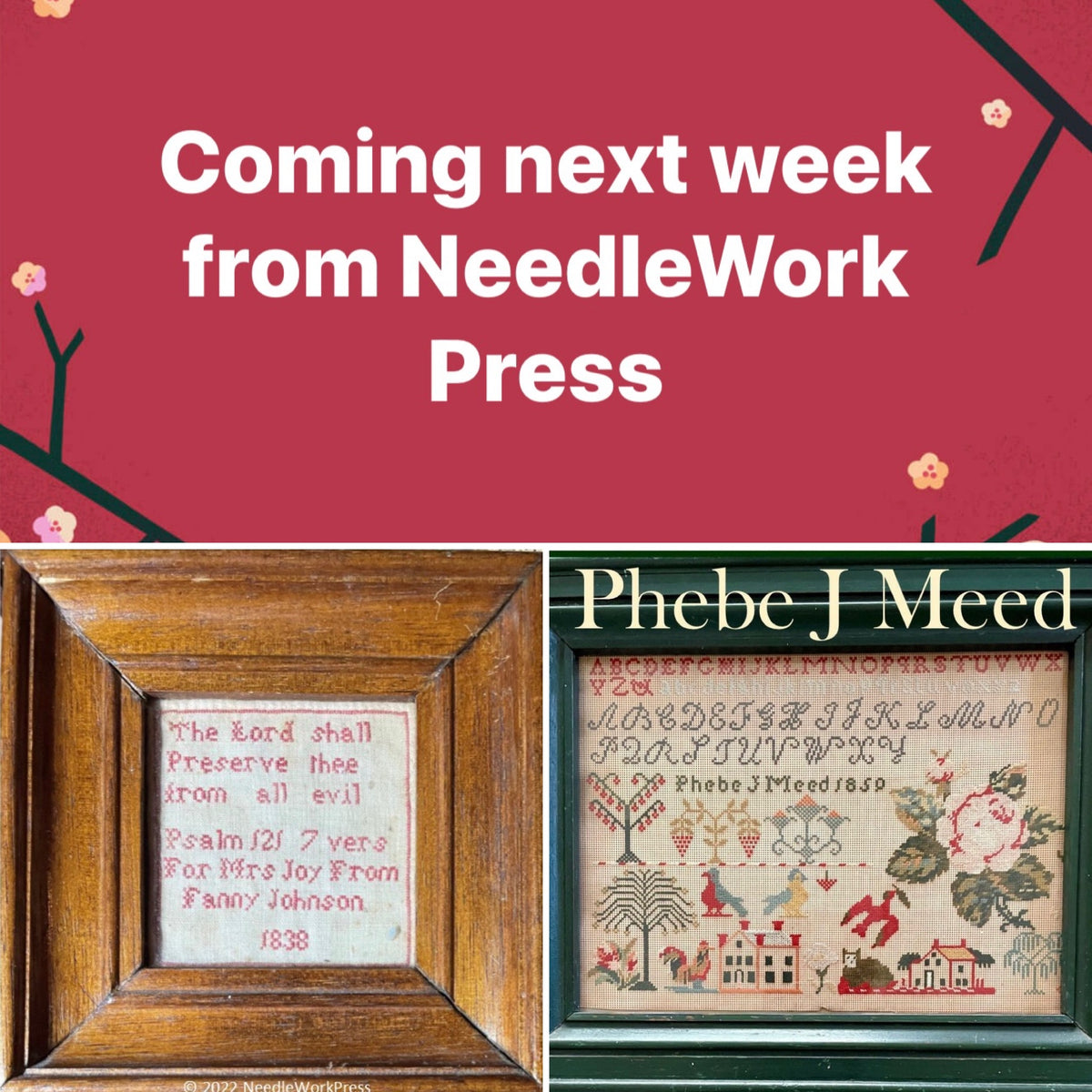 NeedleWork Press Releases Coming Next Week Victorian Rose Needlearts