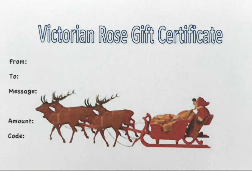 Gift certificate sale