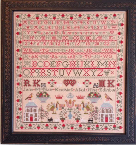 September Sampler of the Month: Samplers Revisited Jane McNair Ketching