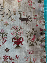 Load image into Gallery viewer, Antique English Needlework Sampler Elizabeth Alderson April 8, 1846