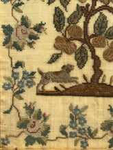 Load image into Gallery viewer, Antique English Needlework Sampler Ann Gording 1834
