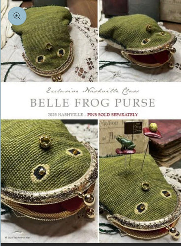 Primitive Hare Belle Frog Purse Kit