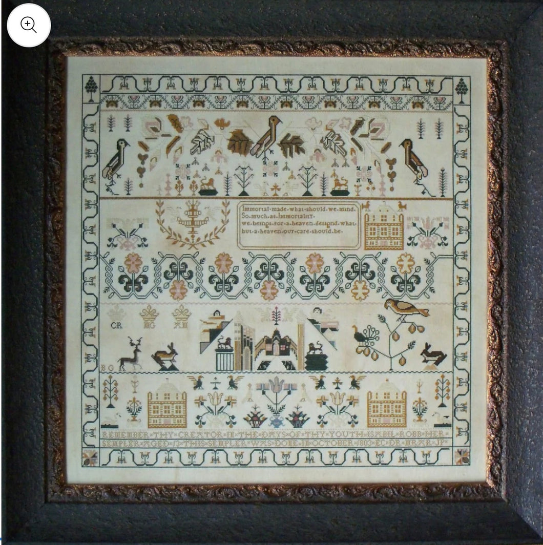 Samplers Not Forgotten Isabill Robb 1803