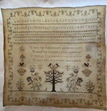 Load image into Gallery viewer, Antique English Needlework Sampler Edith Mary Gynn 1877