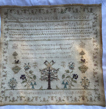 Load image into Gallery viewer, Antique English Needlework Sampler Edith Mary Gynn 1877