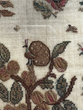 Load image into Gallery viewer, Antique English Needlework Sampler Ann Gording 1834