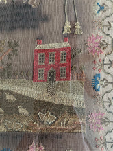 Load image into Gallery viewer, Antique English Needlework Sampler Ann Robinson 1843