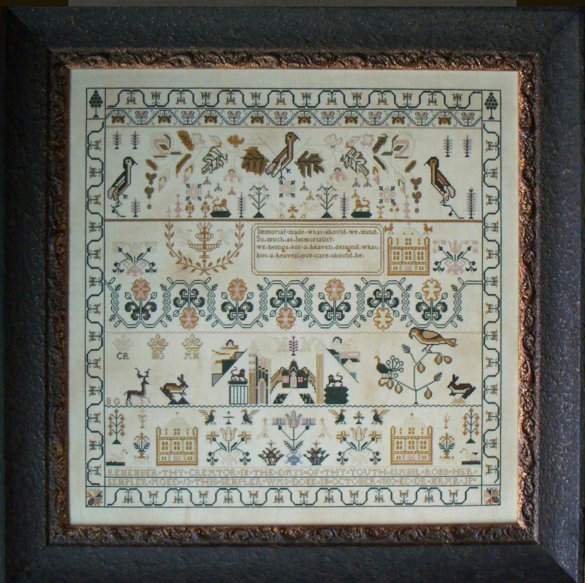Samplers Not Forgotten Isabill Robb 1803
