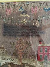 Load image into Gallery viewer, Antique English Needlework Sampler Ann Robinson 1843