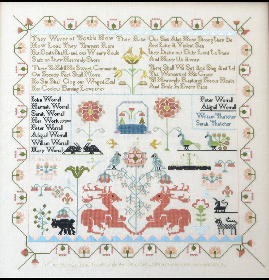 Queenstown Sampler Designs Sarah Worrall 1790