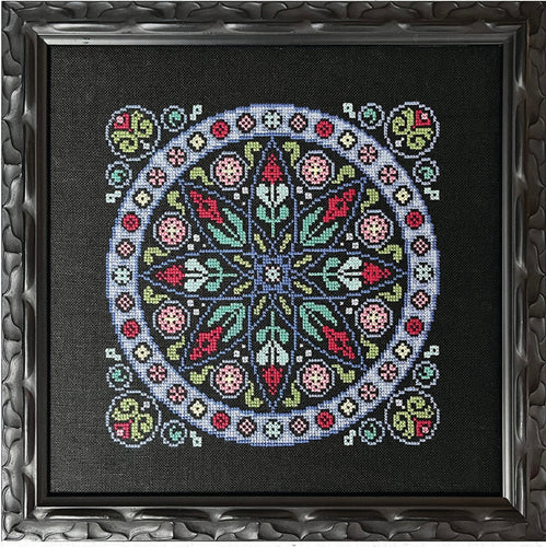 Ink Circles Rose Window