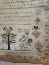 Load image into Gallery viewer, Antique English Needlework Sampler Edith Mary Gynn 1877