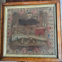 Load image into Gallery viewer, Antique English Needlework Sampler Ann Robinson 1843
