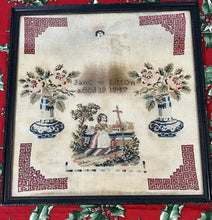 Load image into Gallery viewer, Antique Sampler by Jane Litton 1847