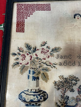 Load image into Gallery viewer, Antique Sampler by Jane Litton 1847