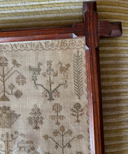 Load image into Gallery viewer, Antique Sampler Hannah Oldham Age 15, 1823