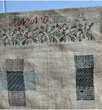 Load image into Gallery viewer, Antique Darning Sampler Gertrude Aetenaurs 1820