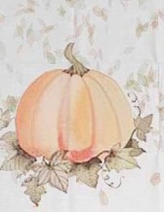 Fabric Flair 28 ct Gobble Pumpkin Fabric for Aury TM The New Gobbletons