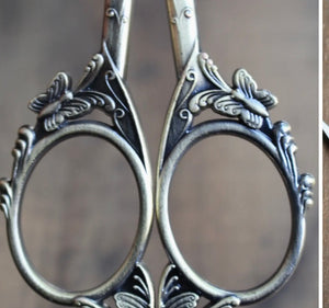 Butterfly Scissors (Choose Gold or Copper)