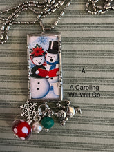 Load image into Gallery viewer, Two Charming Chix Winter Pendants