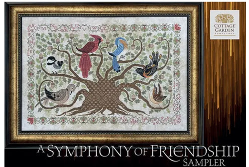 Cottage Garden Symphony of Friendship