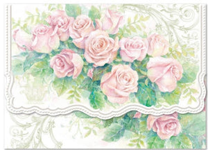 Carol Wilson Cascading Roses Note Cards