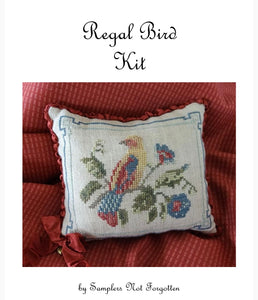 Samplers Not Forgotten Regal Bird Kit