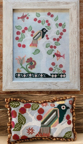 Kathy Barrick Blue Bird In A Cherry Tree
